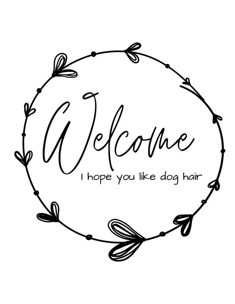 Welcome Sign Printable Sign Etsy