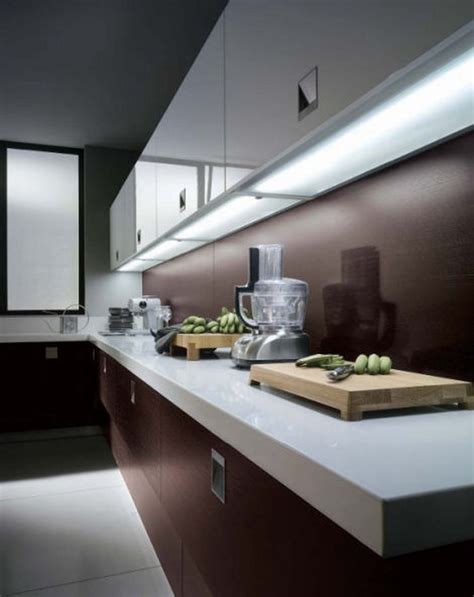 Fluorescent Light Environmentally Friendly Kitchen Lighting Ideas
