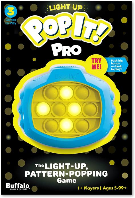 Pop It Pro The Light Up Pattern Popping Game Au Toys