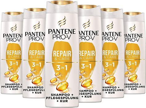 Pantene Pro V Repair Care 3in1 Shampoo Conditioner Und Haarkur 6er
