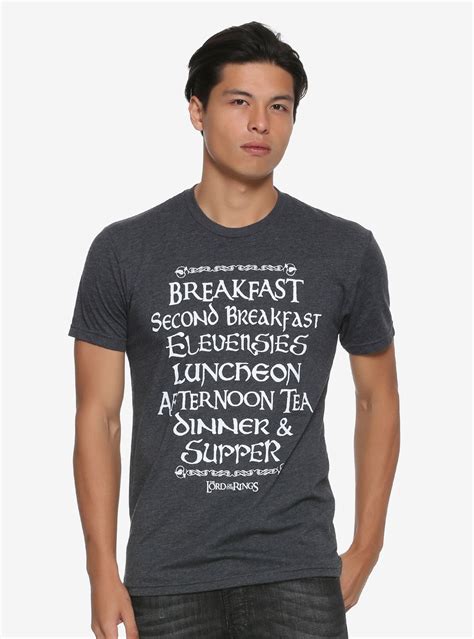 Lord Of The Rings Meals T Shirt Hobbit Food Stranger Things Logo Meal