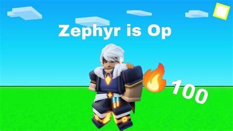 Zephyr Is Op White Daggers Roblox Bedwars Youtube