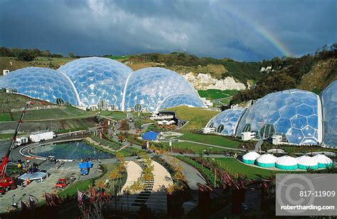 Eden Project Cornwall England Stock Photo