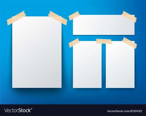 Blank Flyer Template Over Blue Background Inside Blank Templates For