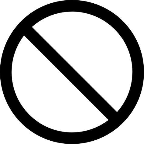 No Symbol Sign Clip Art Not Allowed Png Download 512512 Free