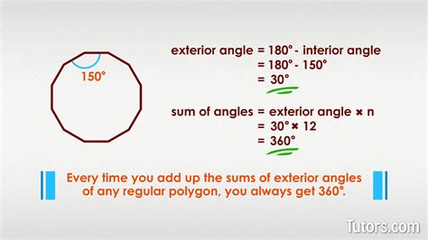 To find the sum of the angles in a pentagon, divide the pentagon into different triangles. Sum of Interior & Exterior Angles (Polygons, Pentagon ...
