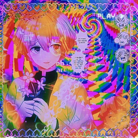 aesthetic anime rainbowcore icon wallpaper cave