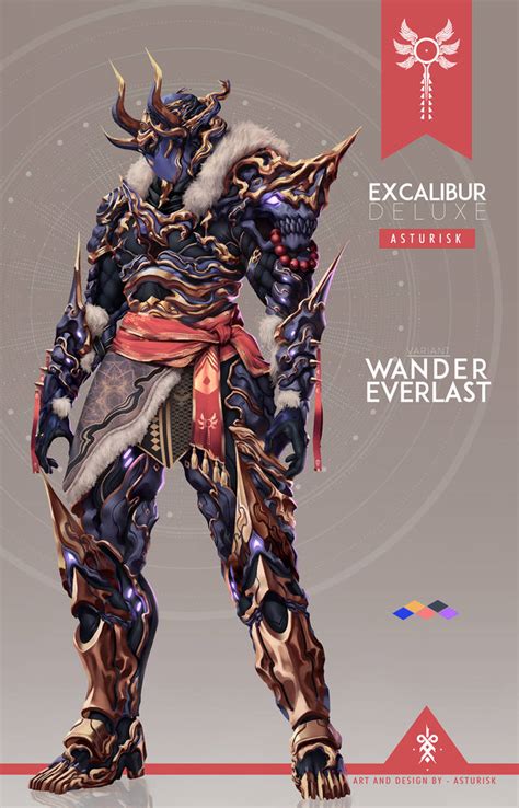 Warframe Excalibur Wander Everlast Skin By Asturisk On Deviantart