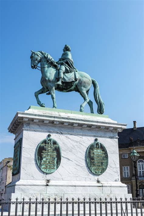 Statue Of Frederick V In Copenhagen Denmark Stock Photo Image Of