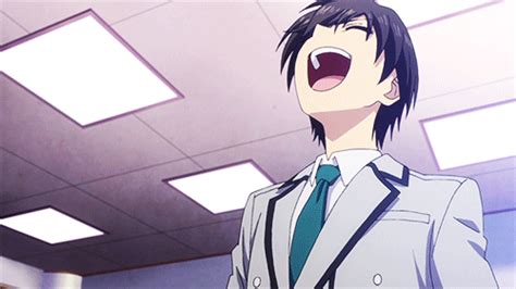 Anime Boy Laughing