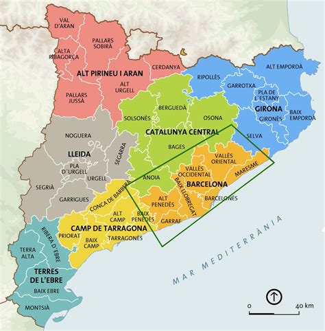 Lloguer pis carrer de casanova. Mapa De Barrios De Barcelona