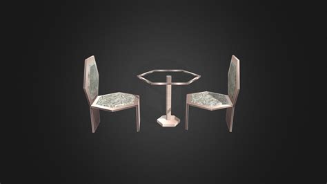 Small Kitchen Table 2 Chairs Download Free 3d Model By Shirlanne