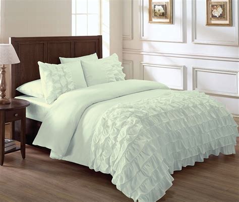 Sears has comforters that are stylish and cozy. Alive & Breezy-Cool: Mint Colored Bedding and Comforter Sets