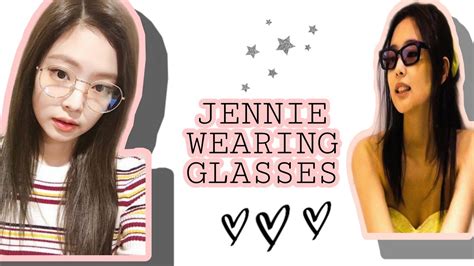 Jennie Wearing Glasses Compilation 🤍 Youtube