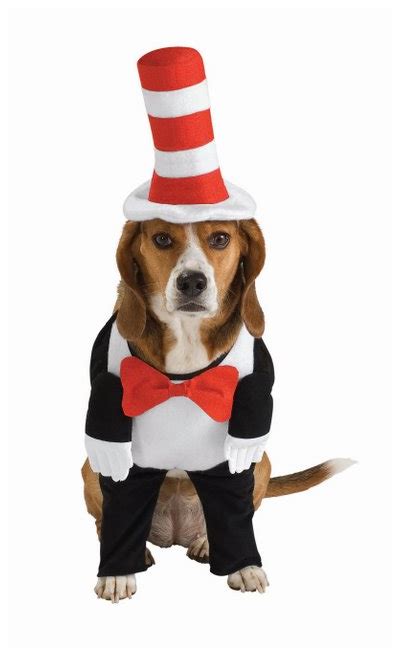 Dr Seuss The Cat In The Hat Dog Costume Pet Halloween
