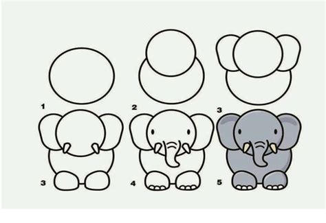 Pola gambar binatang lucu cara menggambar binatang dengan mudah. T&T's {Little} Projects: Cara Menggambar Pola Binatang ...