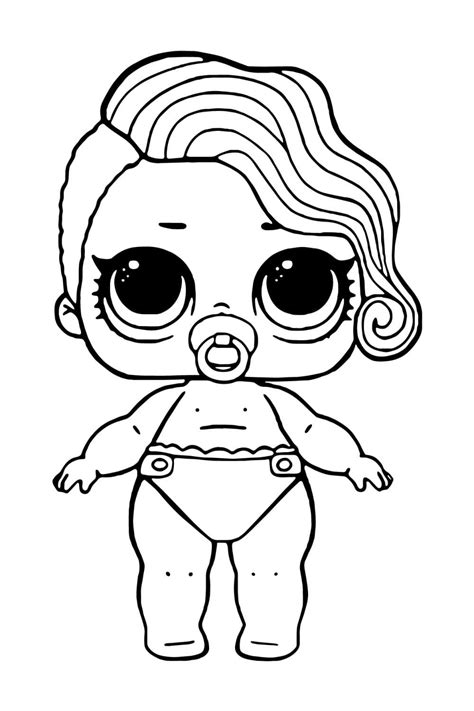 Lol Baby Lil Sea Princess Coloring Page Free Printable Coloring Pages
