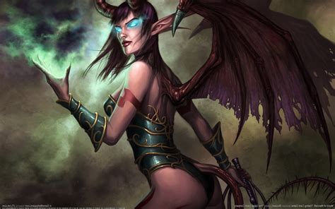 Baggrunde X Px Bl Jne D Mon Realistisk Succubus World Of Warcraft X