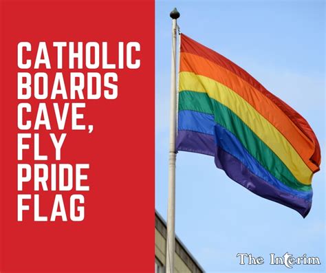 Catholic Boards Cave Fly Pride Flag