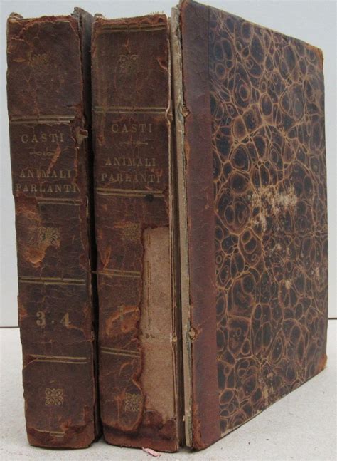 Gli Animali Parlanti Poema Epico by Casti Giambatista: Good Hardcover