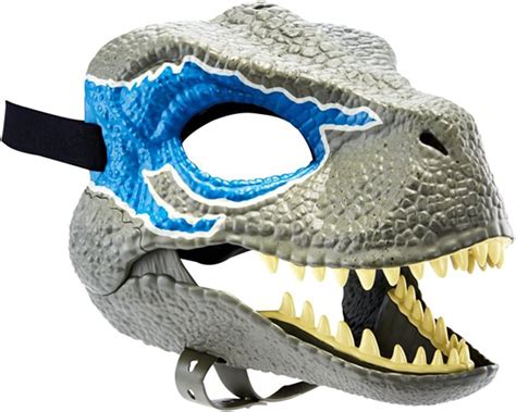 Beluapi Eye Catching Dinosaur Mask Dino Mask Moving Jaw Decor Latex Dress Up Headgear With