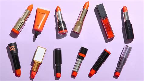 Road Testing 12 Different Shades Of Orange Lipstick In Search Of The