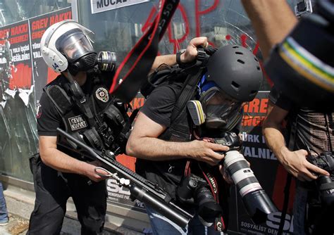 Turkish Riot Police Enter Taksim Square Riot Police Clash With