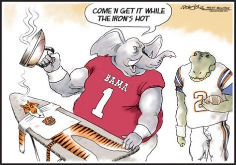 Funny Alabama Football Cartoons People In Alabama Really Do Care