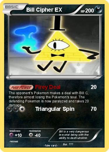 Pokémon Bill Cipher Ex 3 3 Firey Deal My Pokemon Card