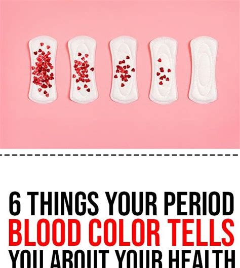 6 Things Your Period Blood Color Tells You About Your Health Medicine