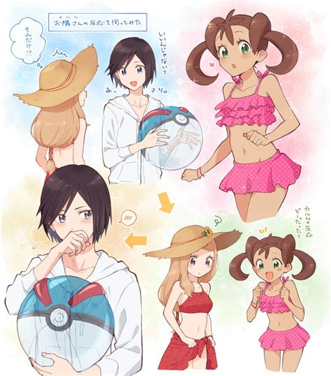 Yairo Sik S4 Calem Pokemon Serena Pokemon Shauna Pokemon