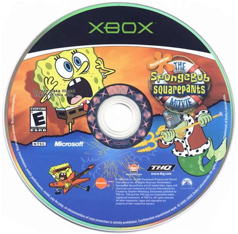 SpongeBob SquarePants: The Movie (2004) Xbox box cover art - MobyGames