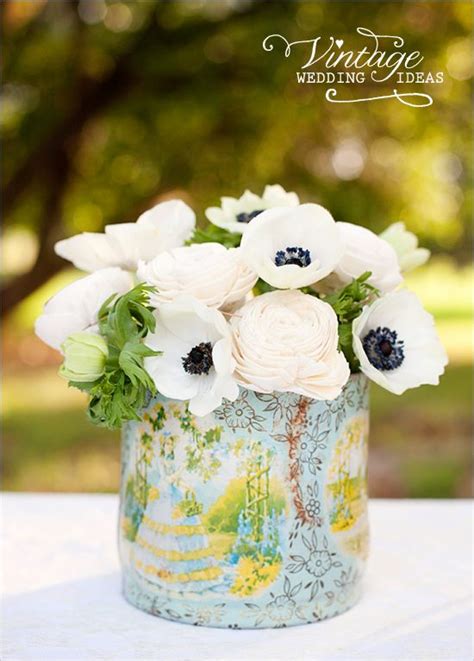 We All Know I Love Tin Cans For Floral Arrangements Think My Wedding