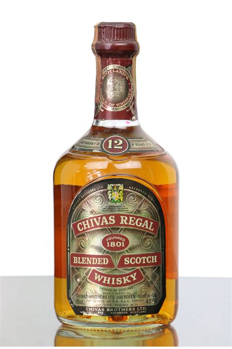 Chivas is a blend of many different malt and grain scotch whiskies, matured for at least 12 years. Chivas Regal 12 Years Old (75cl) - Just Whisky Auctions