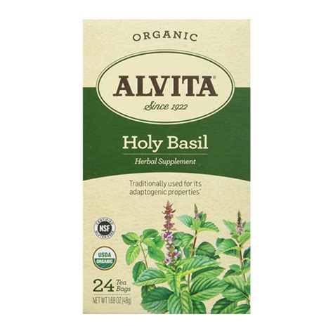 Alvita Organic Holy Basil Tea Bags 24 Ea