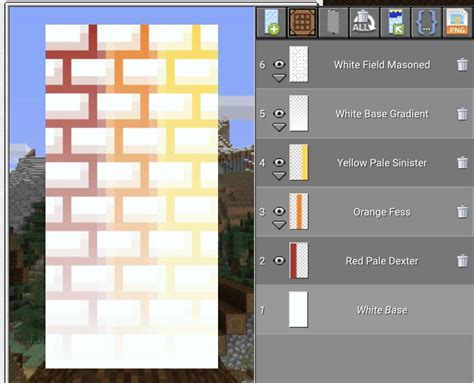 Rainbow Minecraft Banner