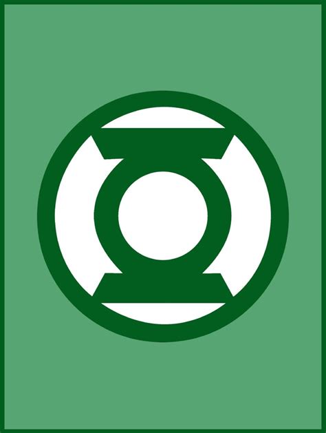 Green Lantern Symbol Etsy