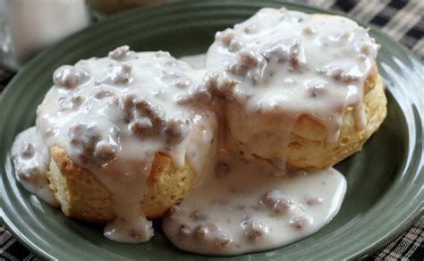 Country Biscuits And Sausage Gravy Cooking Mamas