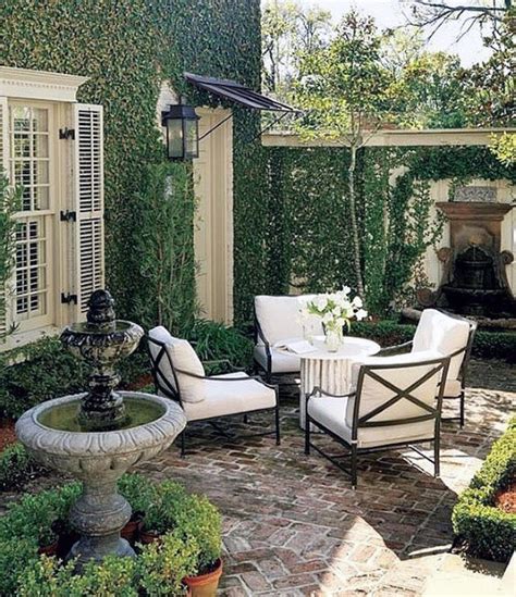 40 Inspiring Brick Patio Ideas For Your Space In 2024 Courtyard