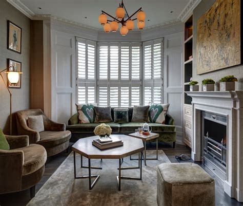 West London Townhouse Traditional Living Room London By