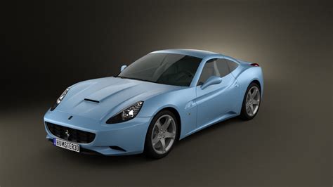 Largest collection of car 3d models ☝️ in the internet. 360 view of Ferrari California 2009 3D model - Hum3D store