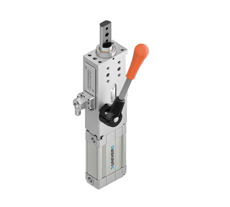 Pneumatic Retractable Locating Pin Unit With Hand Lever Ø 50 Mm