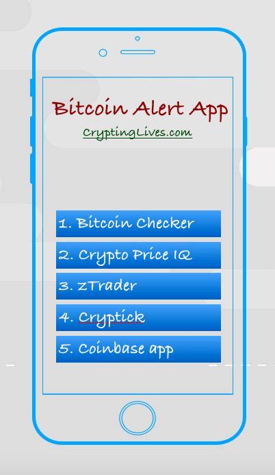 Follow any crypto from the global crypto coins list! 5 Best Bitcoin Alert App in 2020 | Bitcoin, Price tracker ...