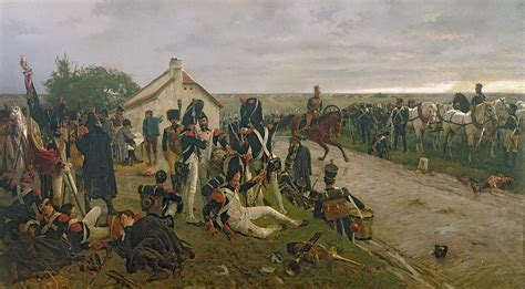 The Morning Of The Battle Of Waterloo Painting By Ernest Crofts Pixels
