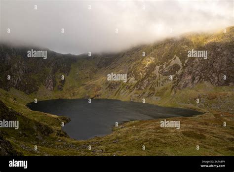 Dramatic Mountain Scenery On Cader Idris Mountain In The Snowdonia
