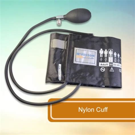 Mckesson Lumeon Adult Cuff Arm Reusable Blood Pressure Cuff And Bulb 1