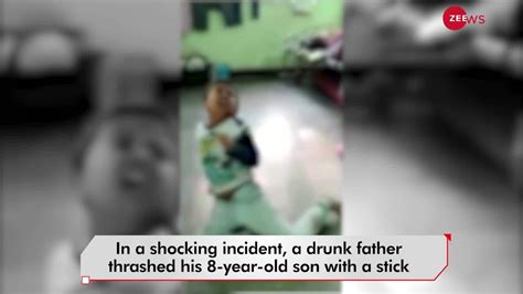 Father Booked For Brutally Thrashing Son Zee News