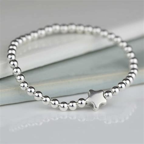 Jess Silver Star Charm Bracelet