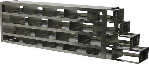Vwr Stainless Steel Upright Freezer Racks For 2 Boxes Vwr