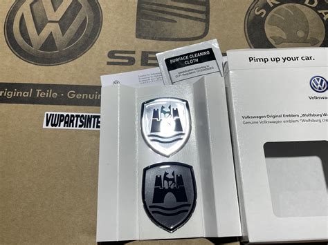 Volkswagen Wolfsburg Coat Of Arms Crest Logo Emblem Wing Fender Decals